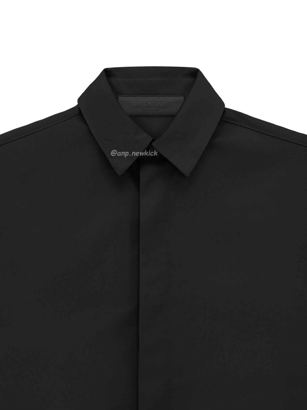 Fear Of God Essentials Fog 23fw Tie Cuffed Shirt Black Apricot Gray S Xl (3) - www.newkick.vip